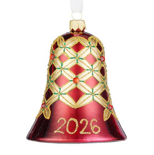 INDENT - Waterford Holiday Heirloom Glass Bell 2026
